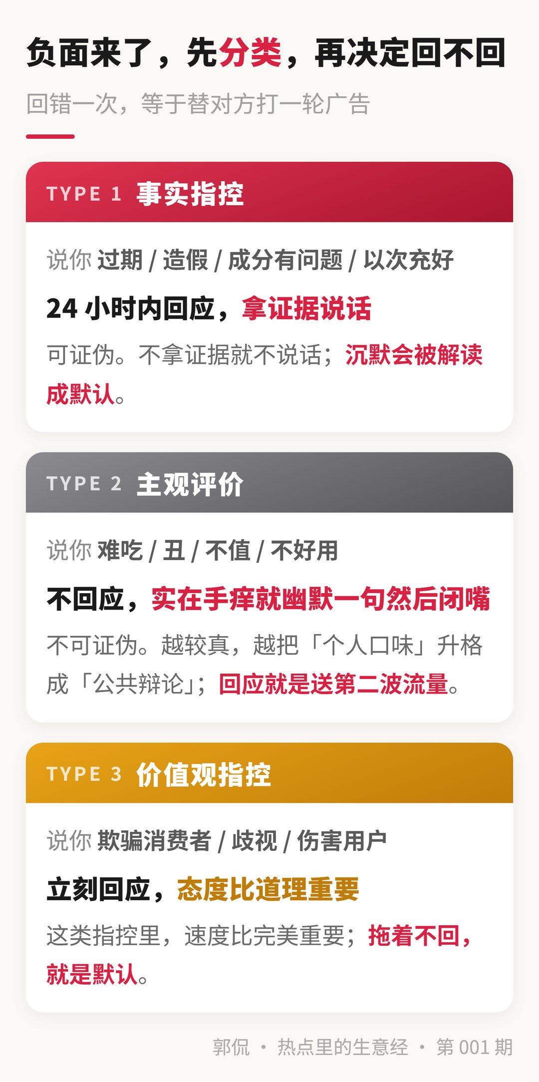 负面舆情的三级分类与处置
